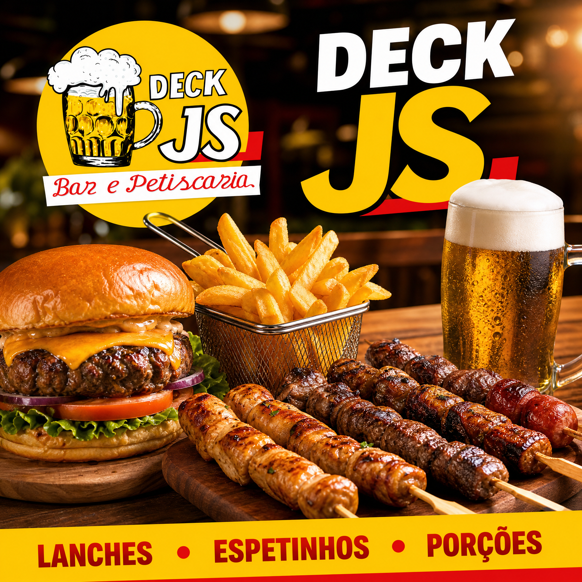 DECK JS BAR E PETISCARIA